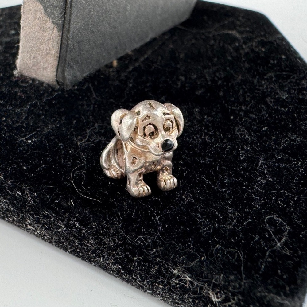 Chamilia Disney 101 Dalmatians Patch Dog Charm Sterling Silver 925 Slider Bead